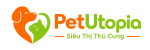 Logo PetUtopia - Siêu thị thú cưng uy tín chính hãng tại TP.HCM